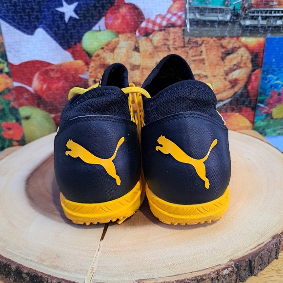 PUMA Future 5.4 Indoor Trainer Soccer Shoe, Ultra Yellow/Black Size 11.0 - Picture 4 of 7